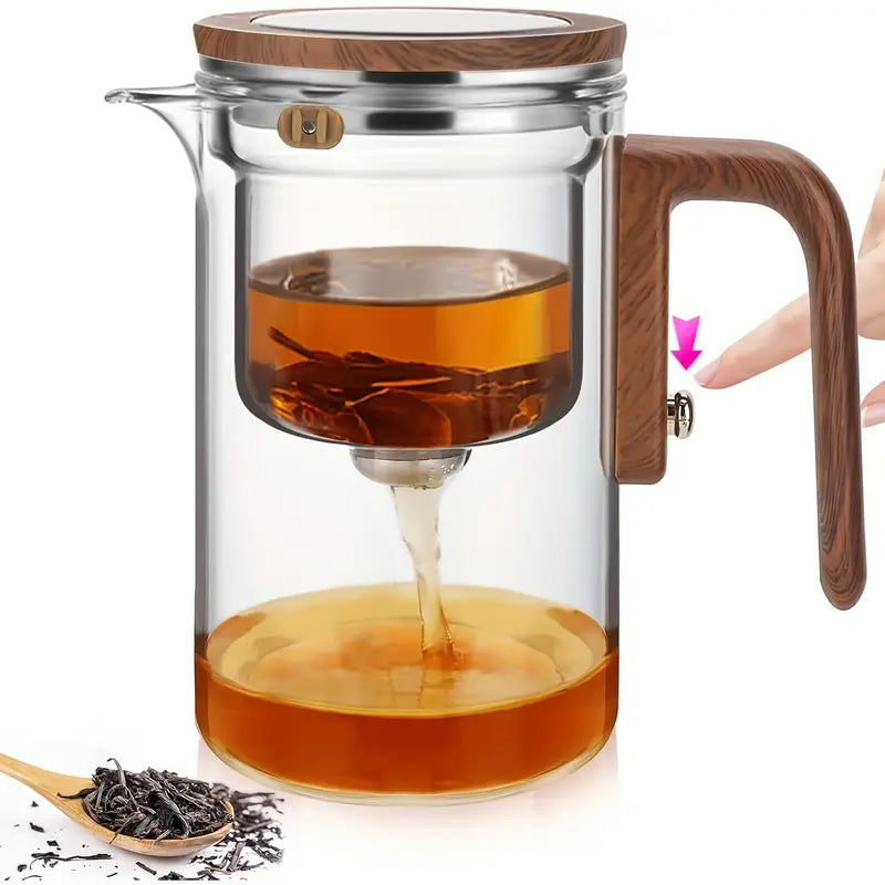 Théière Enchanti 600/800 ml – Verre Borosilicaté & Infuseur Magnétique